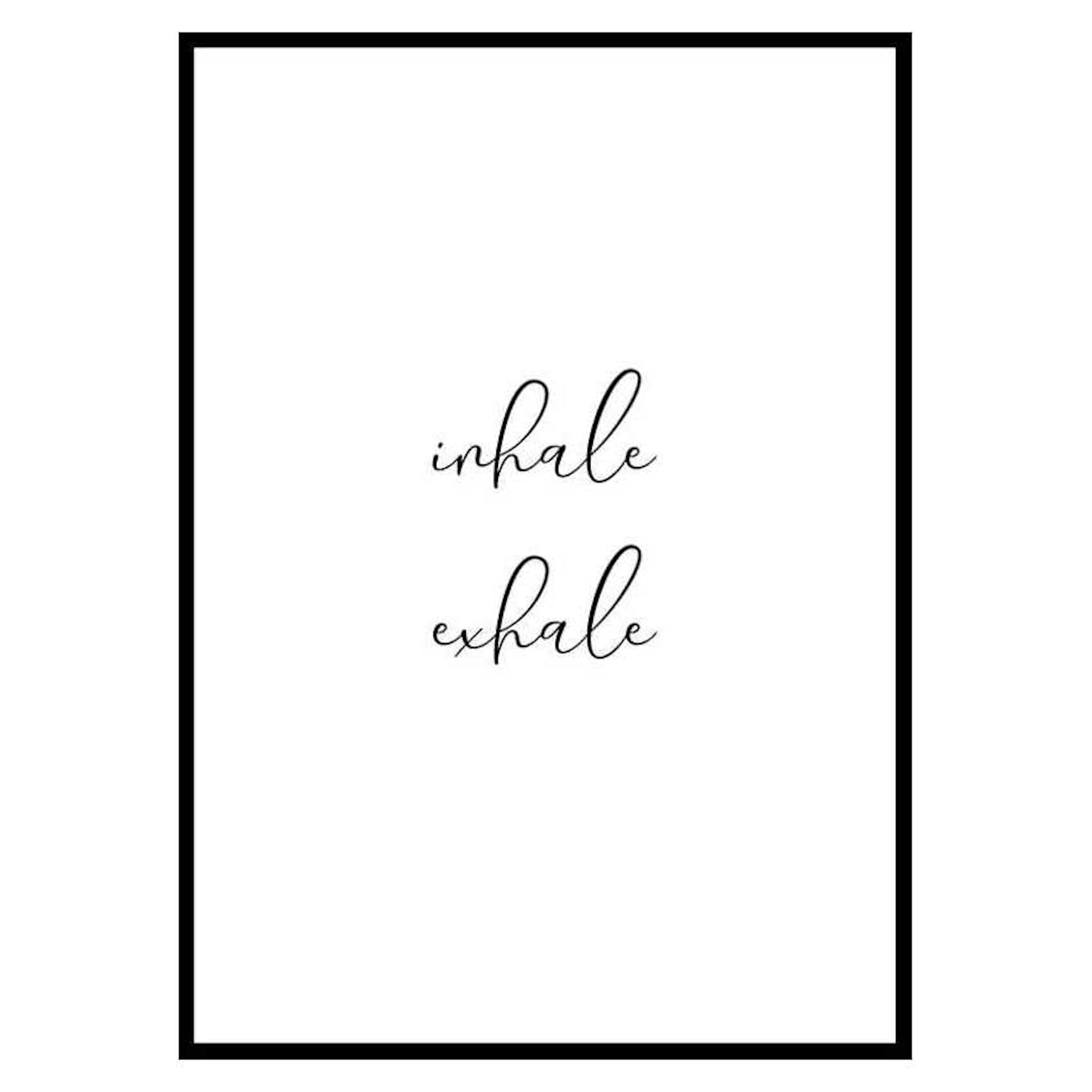 Poster Gallerix Inhale Exhale