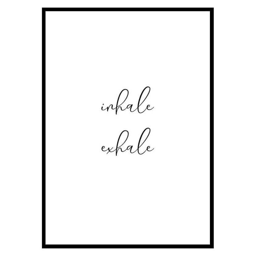 Poster Gallerix Inhale Exhale