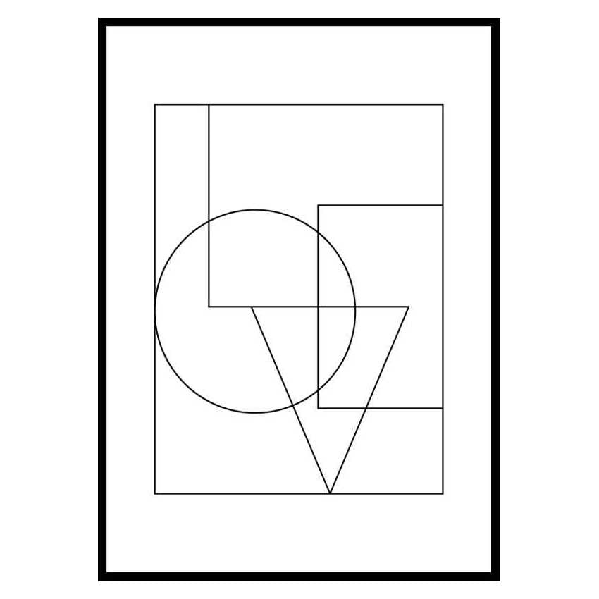 Poster Gallerix Love Line Art No1