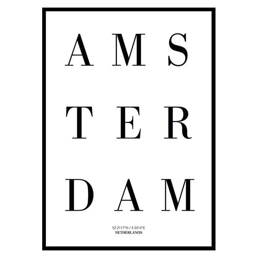 Poster Gallerix Amsterdam