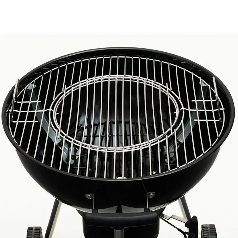 Kolgrill Mustang Gourmet 57 i Rostfritt Stål med Multigrill-galler
