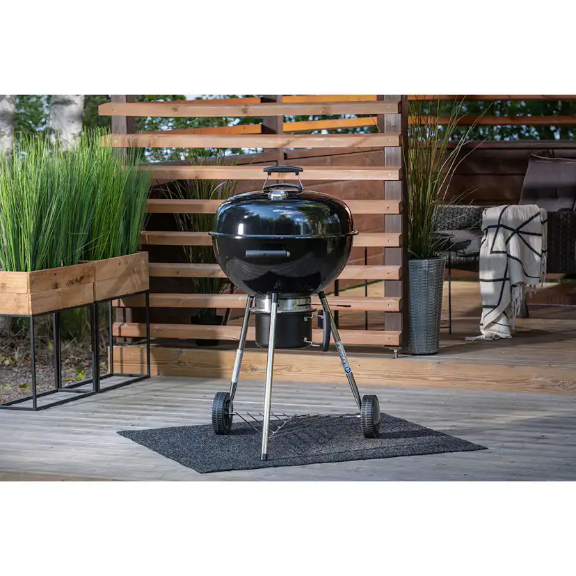 Kolgrill Mustang Gourmet 57 i Rostfritt Stål med Multigrill-galler