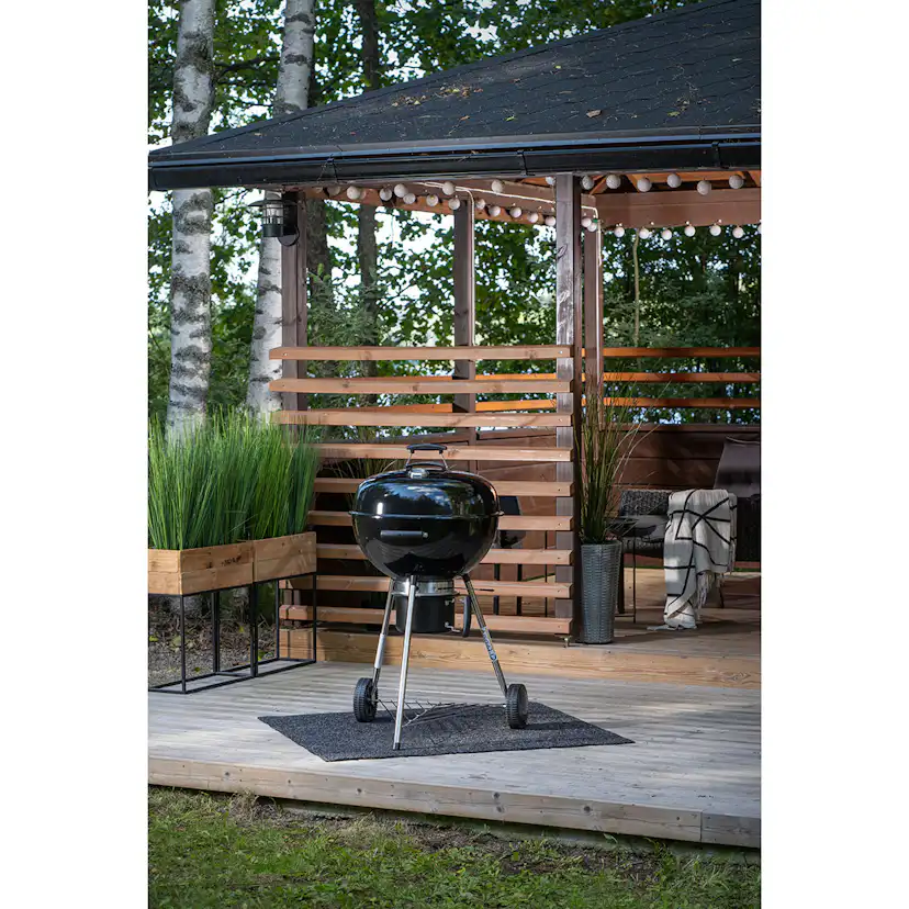 Kolgrill Mustang Gourmet 57 i Rostfritt Stål med Multigrill-galler
