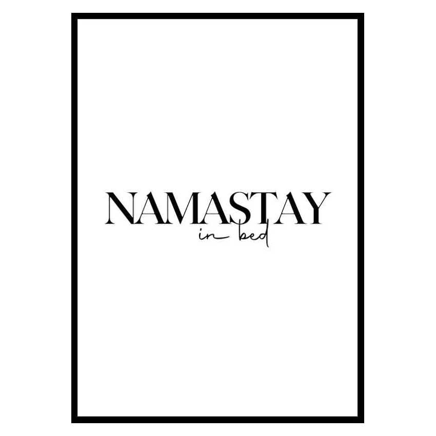 Poster Gallerix Namastay In Bed No2
