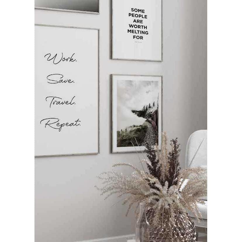 Poster Gallerix Work Repeat