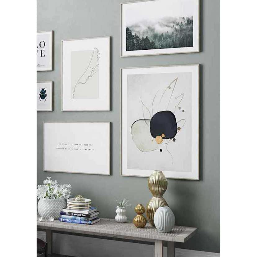 Poster Gallerix Abstract in Layers No1