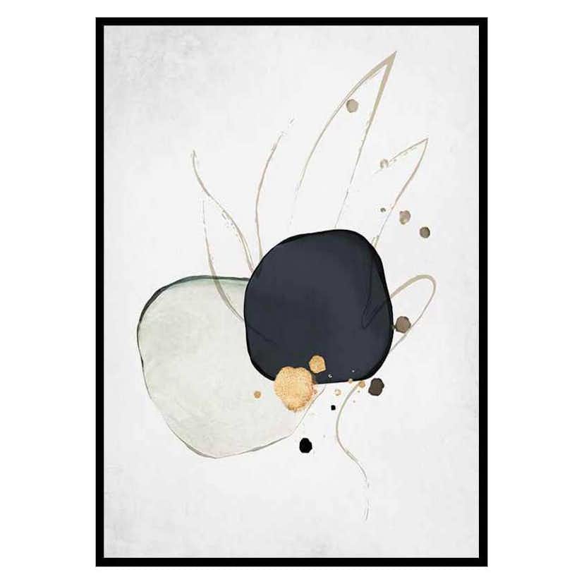 Poster Gallerix Abstract in Layers No1