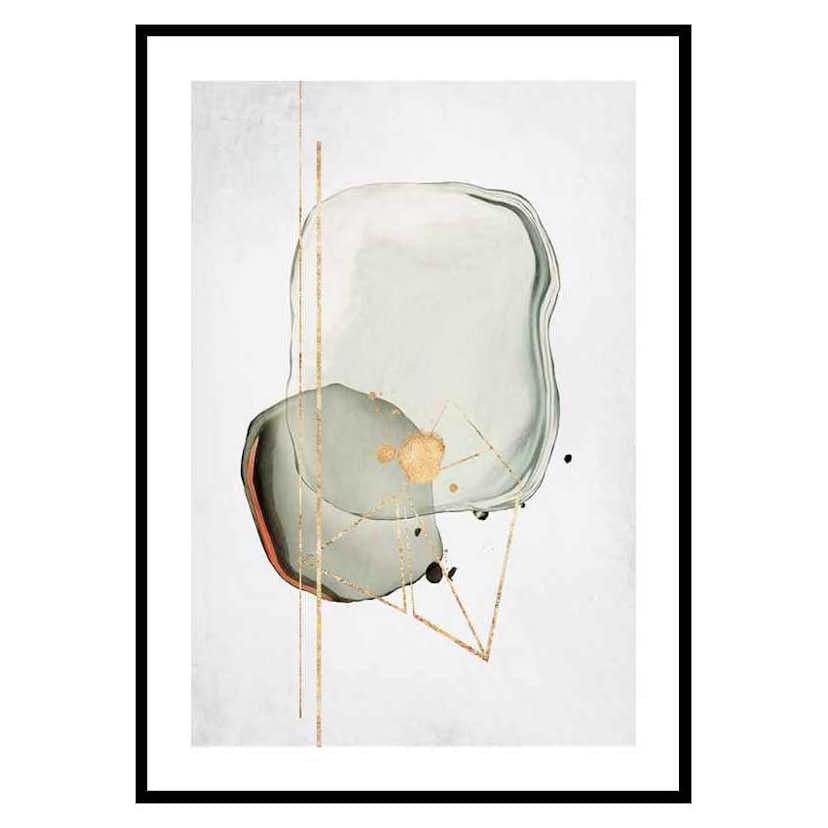 Poster Gallerix Abstract in Layers No4