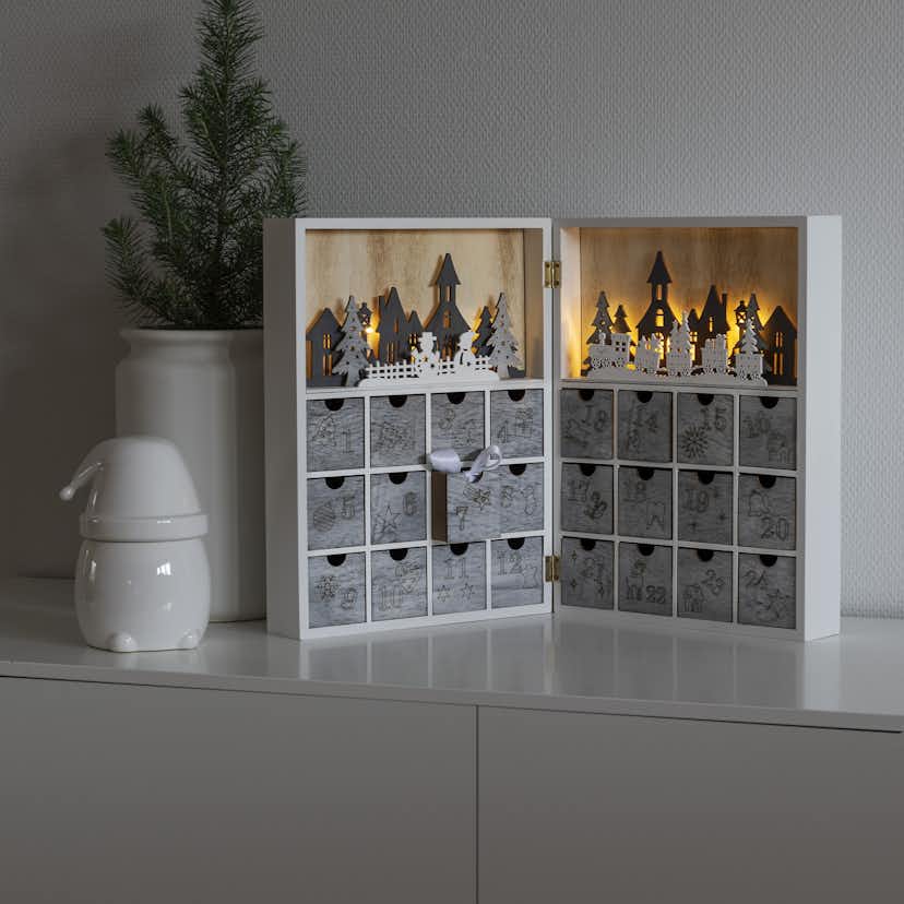Adventskalender Gnosjö Konstsmide Motiv 8 LED