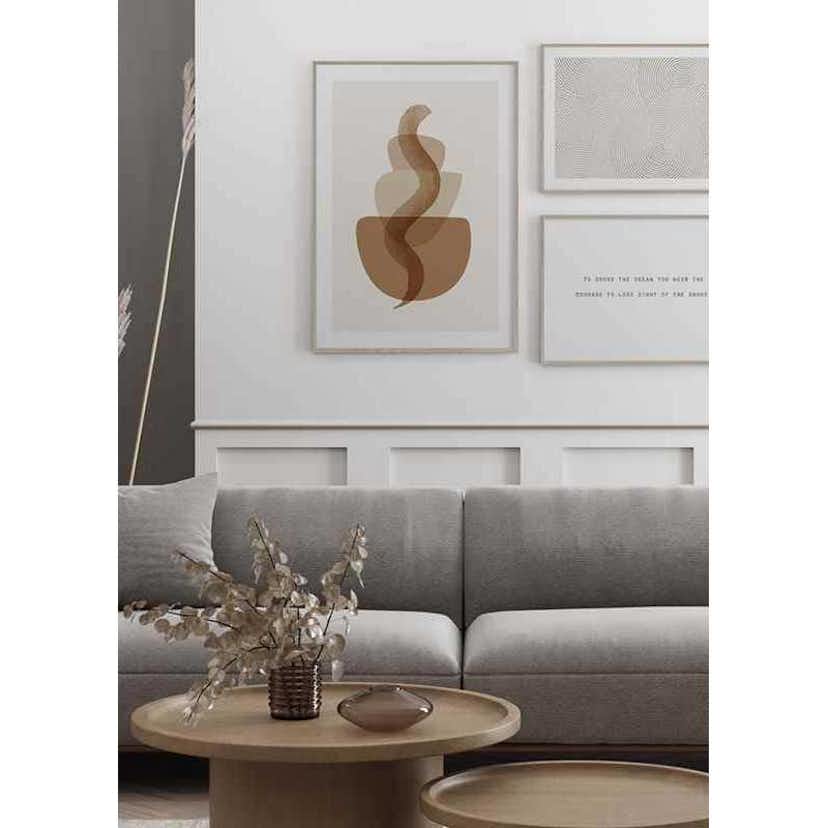 Poster Gallerix Watercolor Shapes