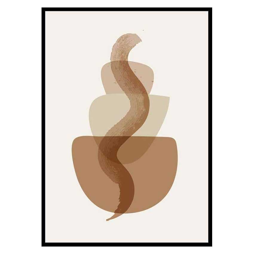 Poster Gallerix Watercolor Shapes