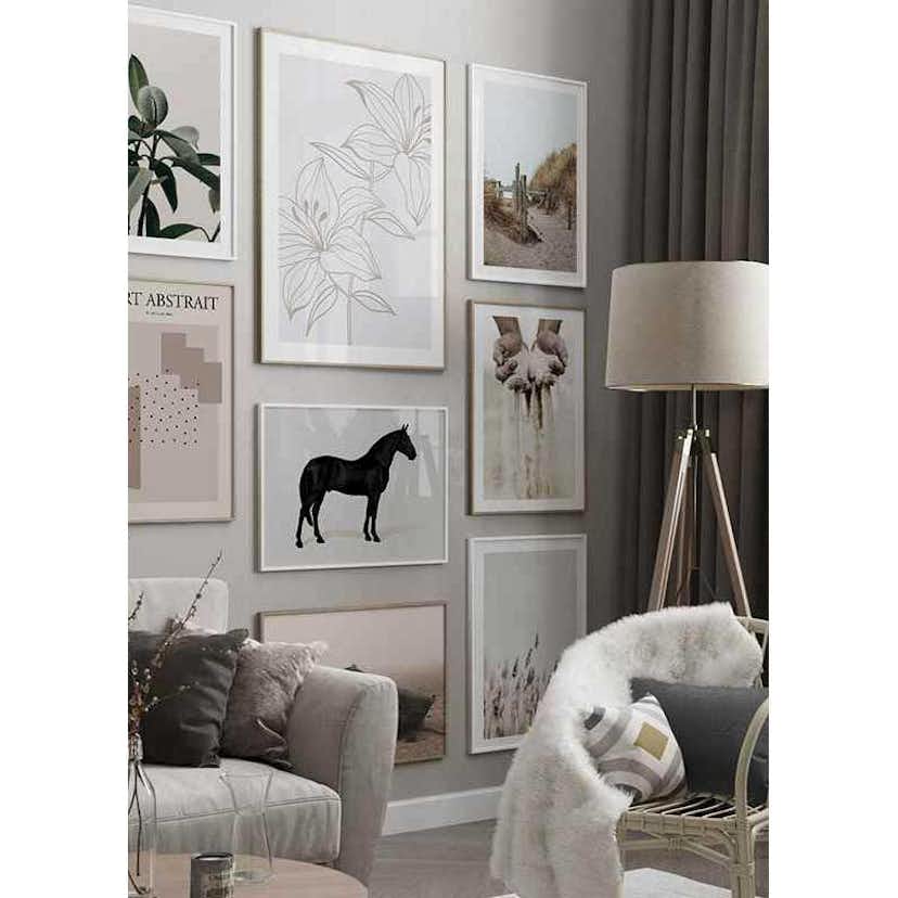 Poster Gallerix Line Art Flower No1