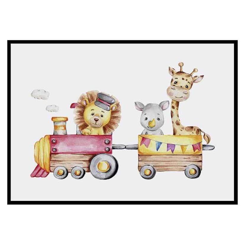 Poster Gallerix Animal Train
