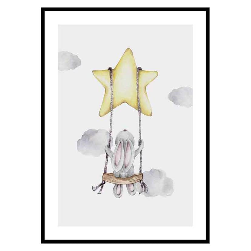 Poster Gallerix Star Swing Bunny
