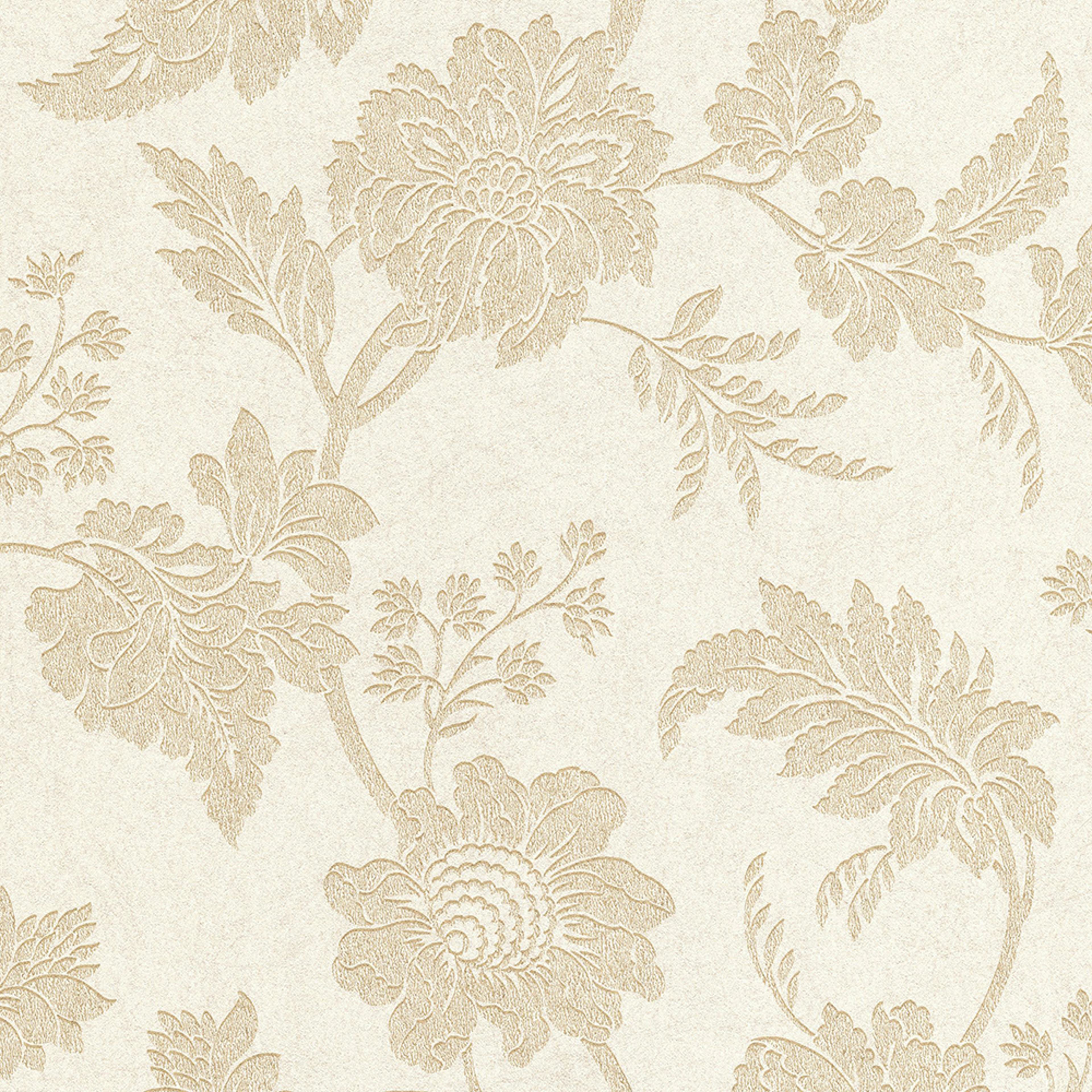 Tapet Boutique Klassiska Blommor Metallic 33-335