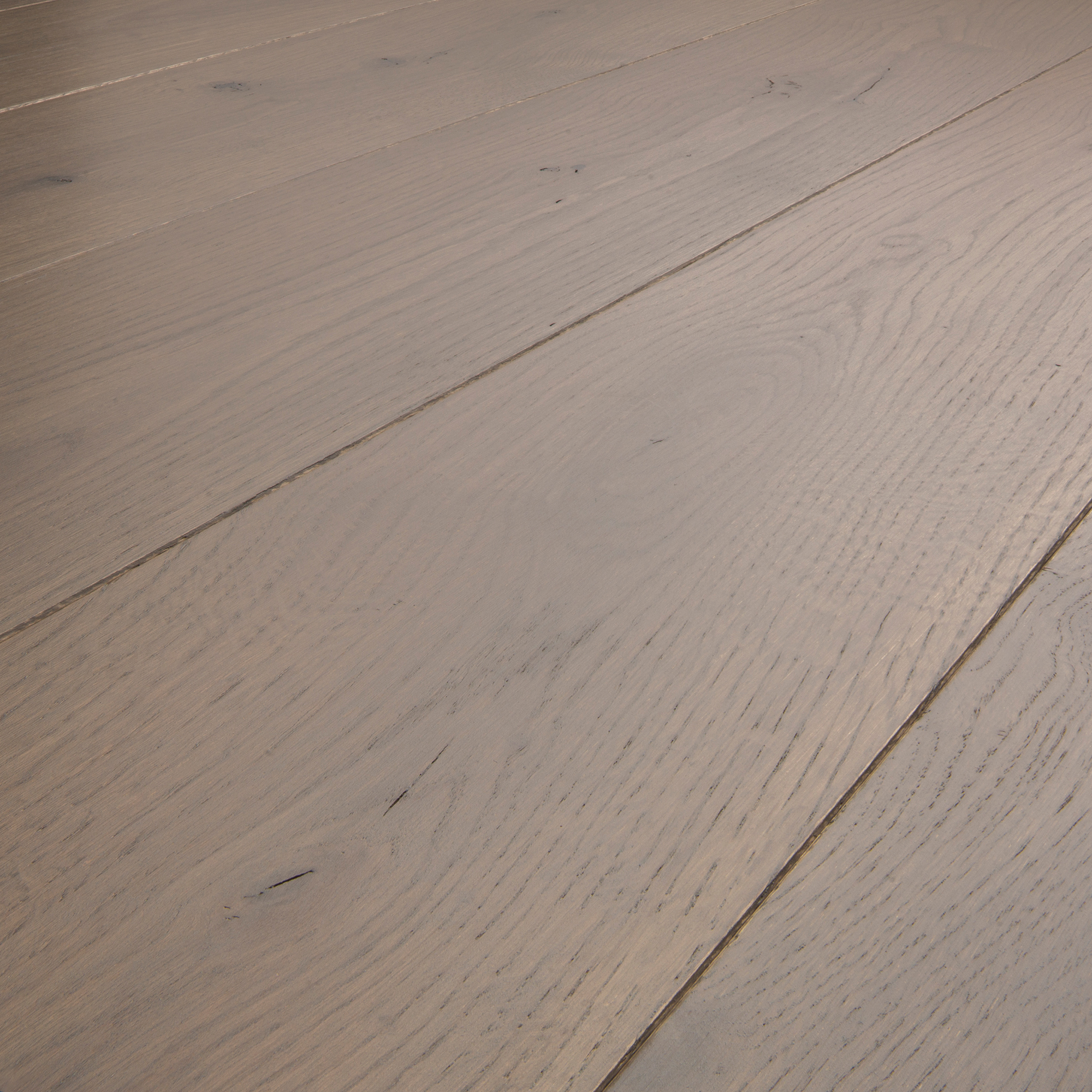 Massivt Trägolv Baseco Ek Modern Grå Rustik