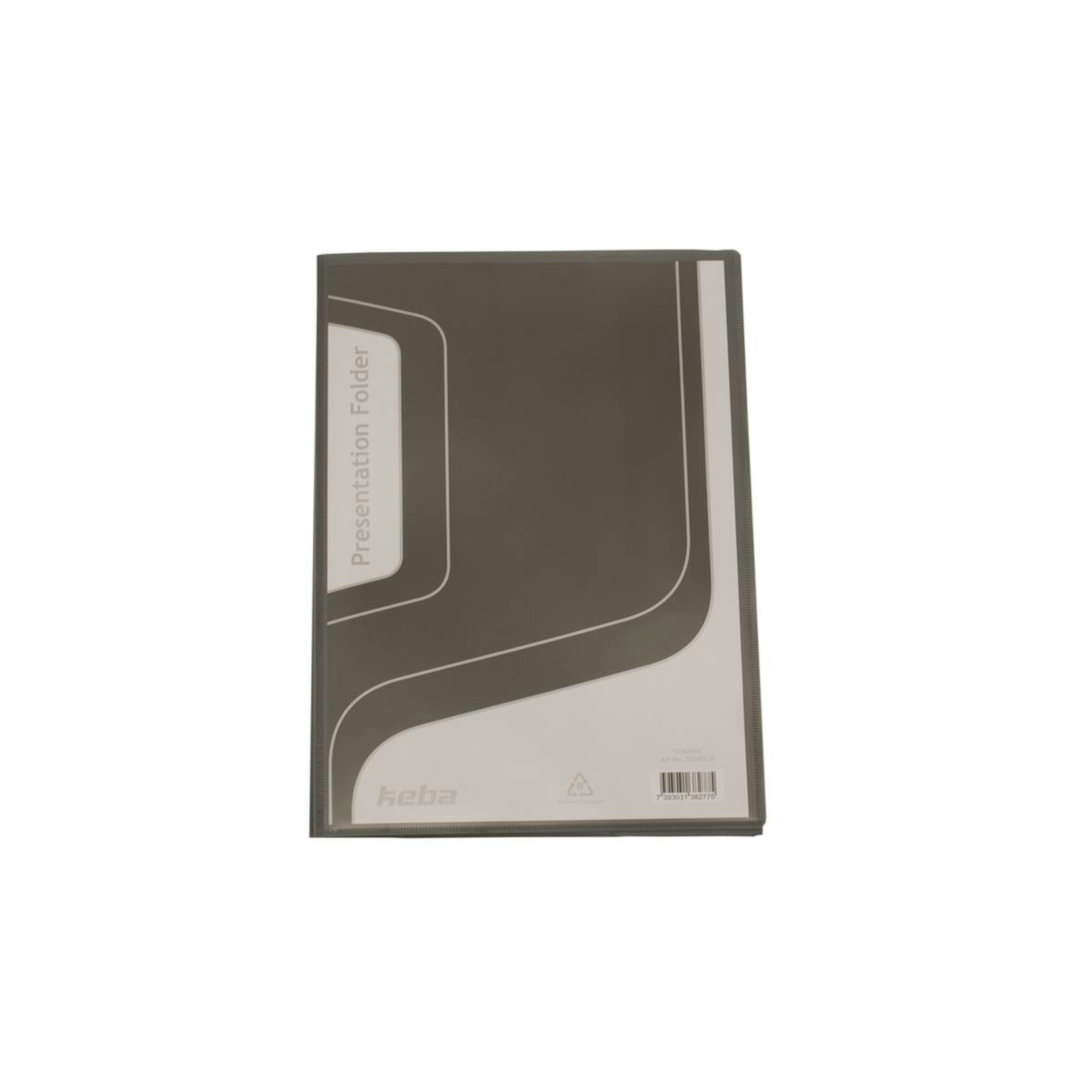 Presentationsfolder KEBA med Låsning Ficka på 1:a Sidan