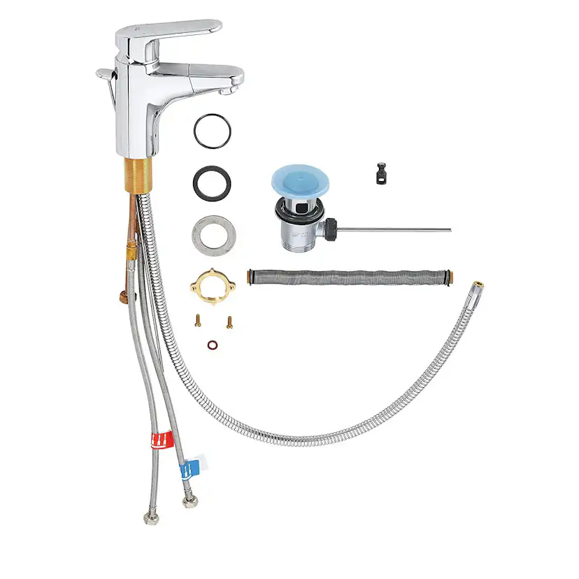 Tvättställsblandare Grohe Europlus 33155 med Utdragbar Pip