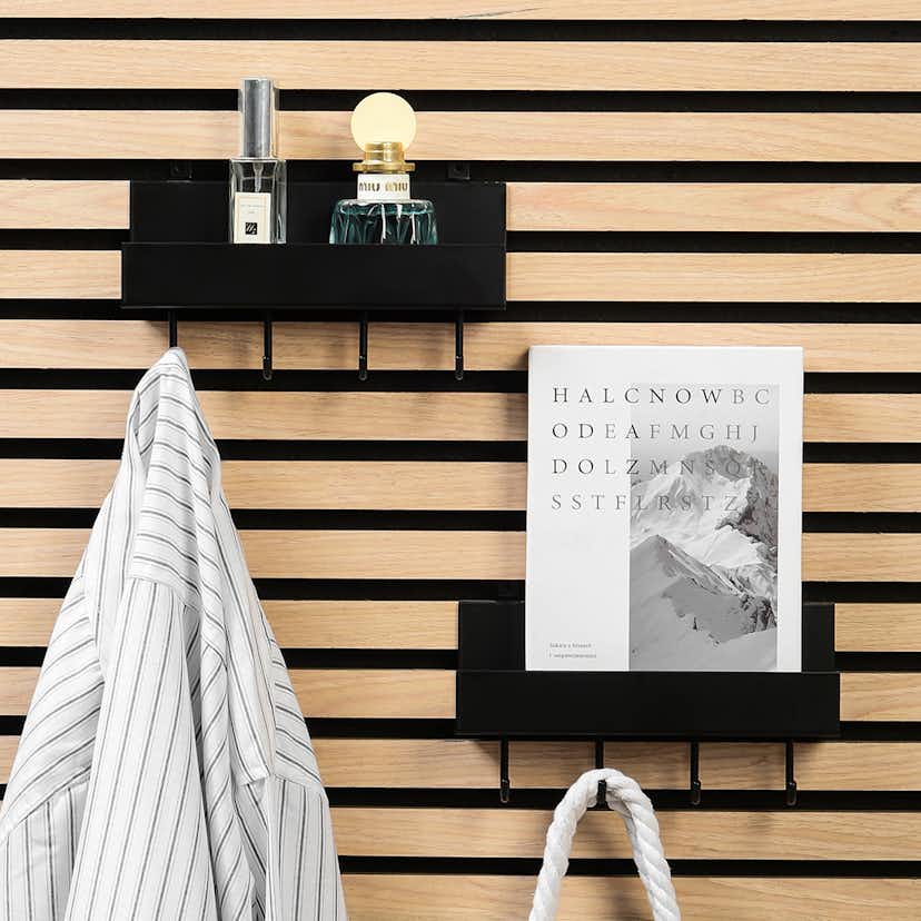 Hylla Millex Tillbehör till Akustikpanel - List 4st Krokar