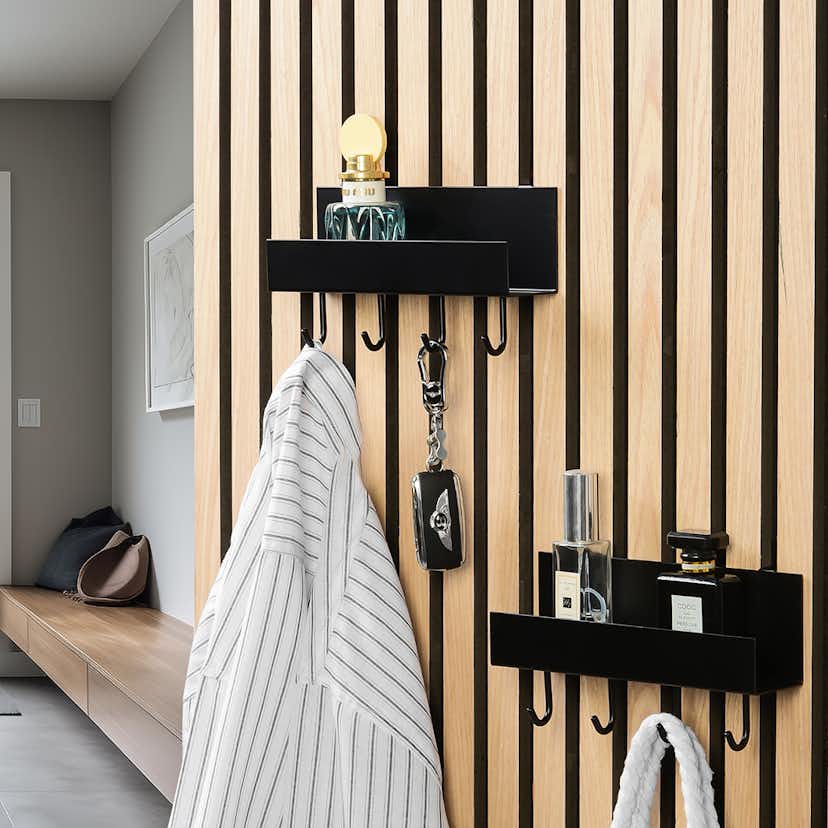 Hylla Millex Tillbehör till Akustikpanel - List 4st Krokar