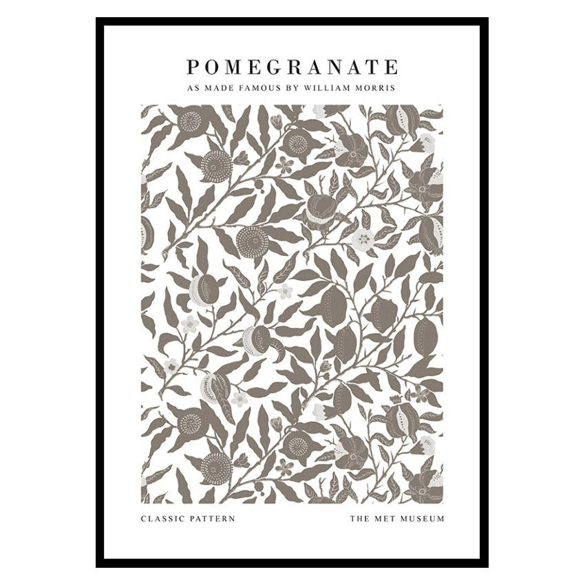 Poster Gallerix William Morris Pomegranate