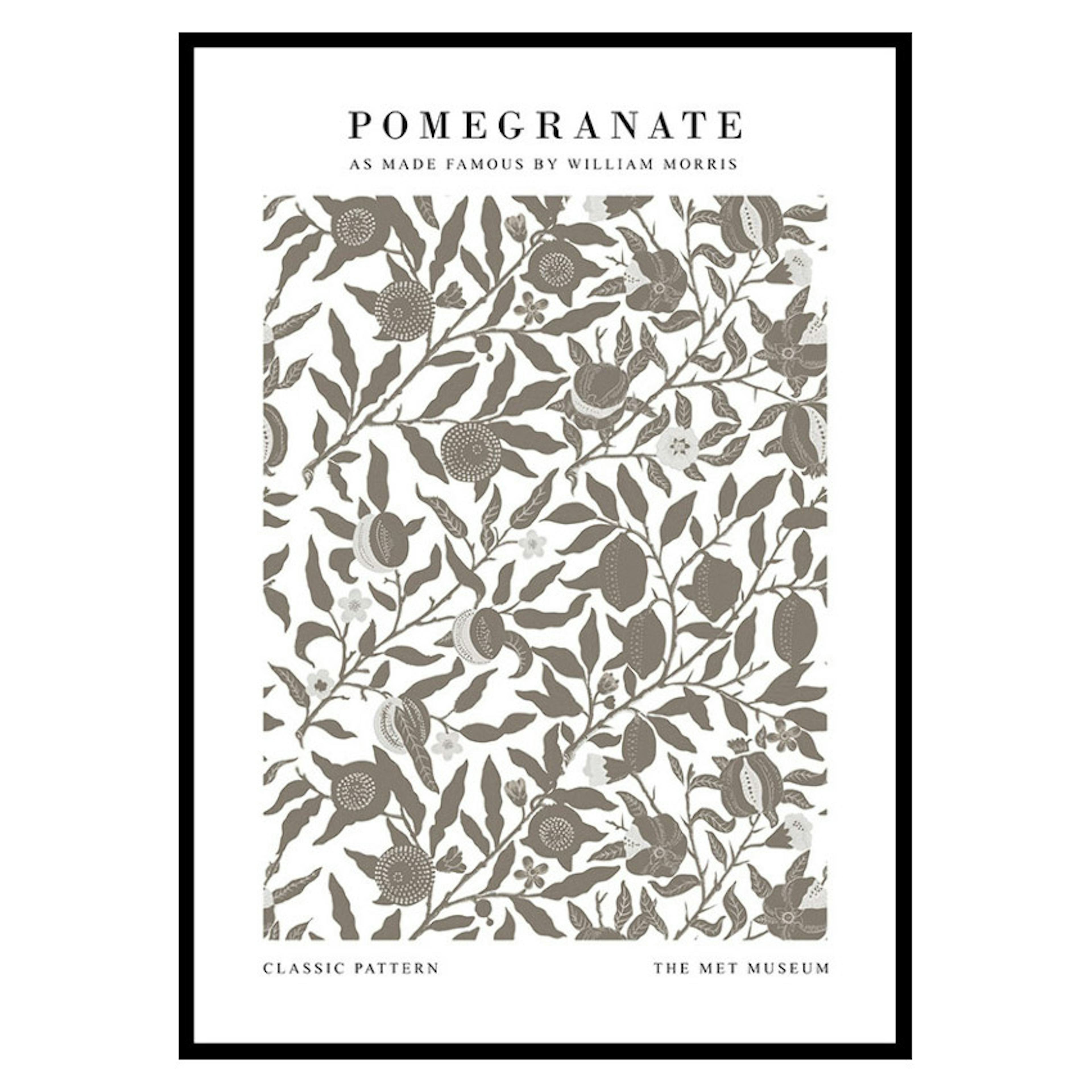 Poster Gallerix William Morris Pomegranate