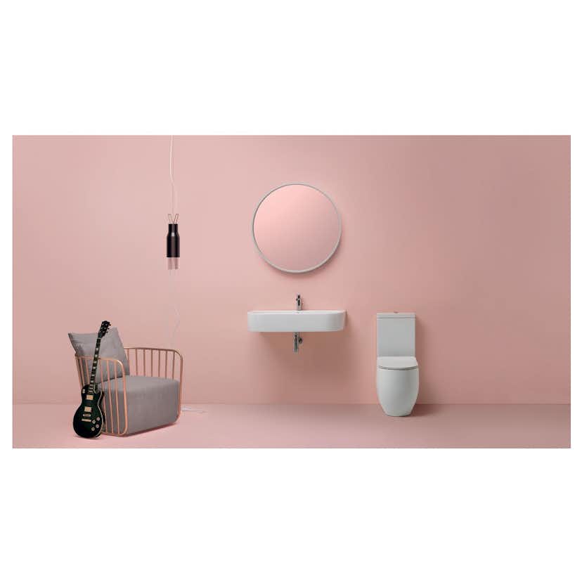 Toalettsits Lavabo Slim Mjukstängande Hårdsits