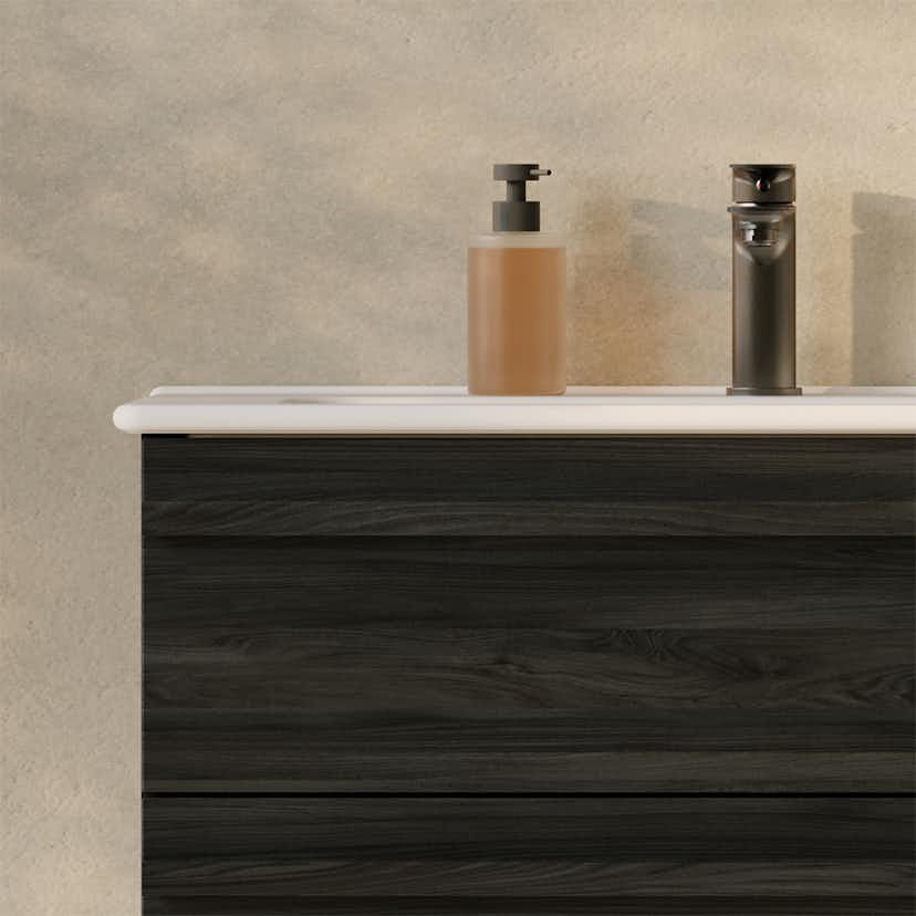 Tvättställsskåp Svedbergs Poem List 350 med 2 Lådor