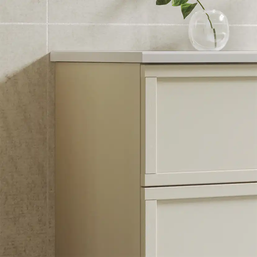 Tvättställsskåp Svedbergs Poem Ram 350 med 2 Lådor