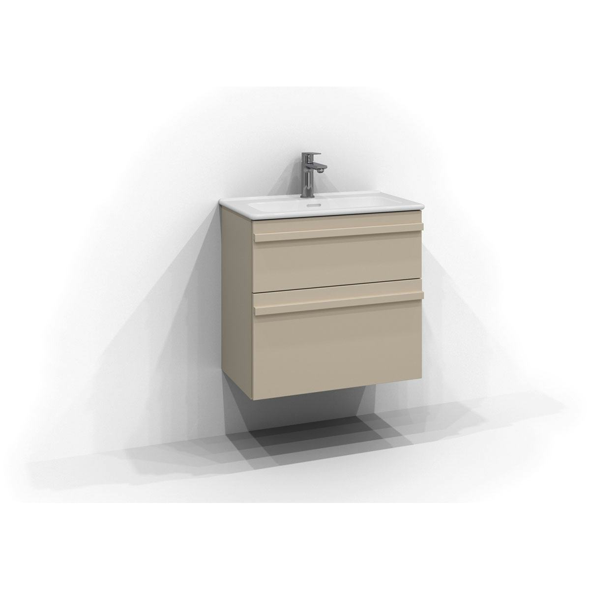 Tvättställsskåp Svedbergs Poem List 350 med 2 Lådor