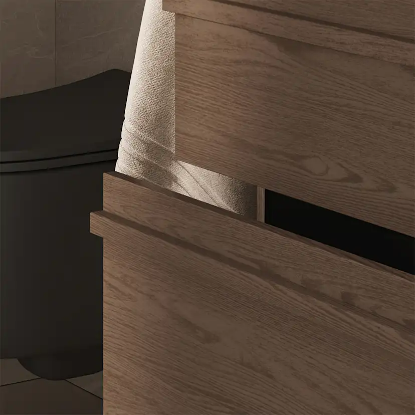 Tvättställsskåp Svedbergs Poem List 350 med 2 Lådor