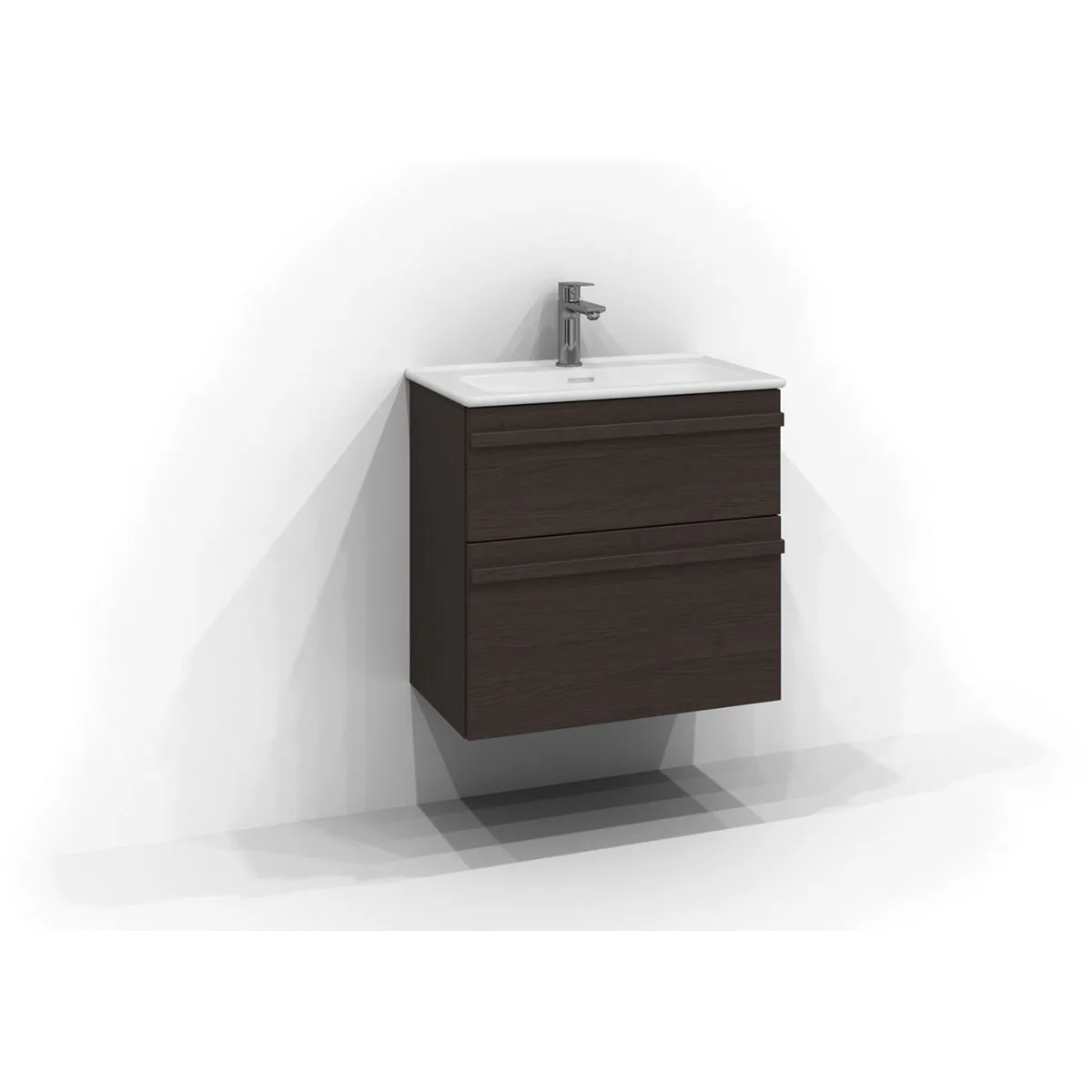 Tvättställsskåp Svedbergs Poem List 350 med 2 Lådor