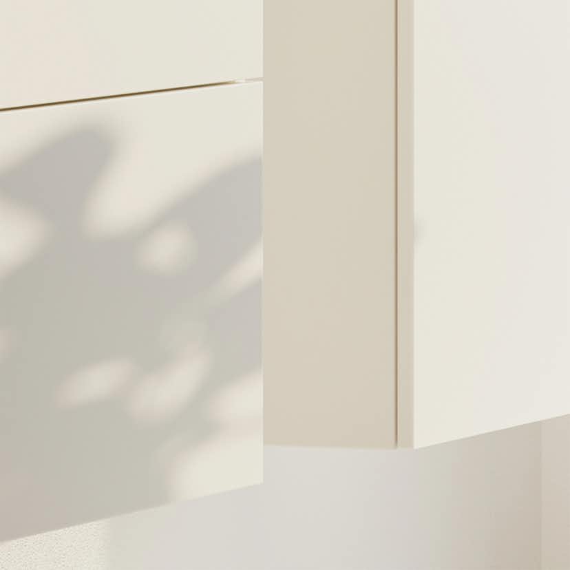 Tvättställsskåp Svedbergs Poem Plan 350 med 2 Lådor