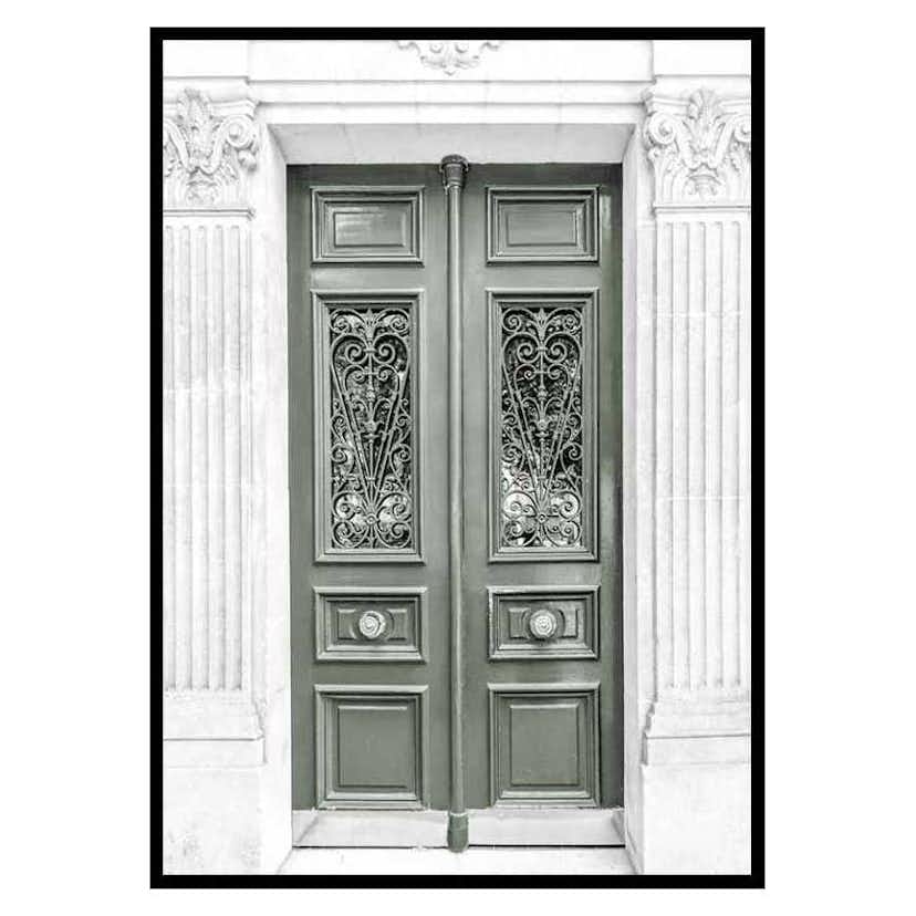 Poster Gallerix Green Double Door