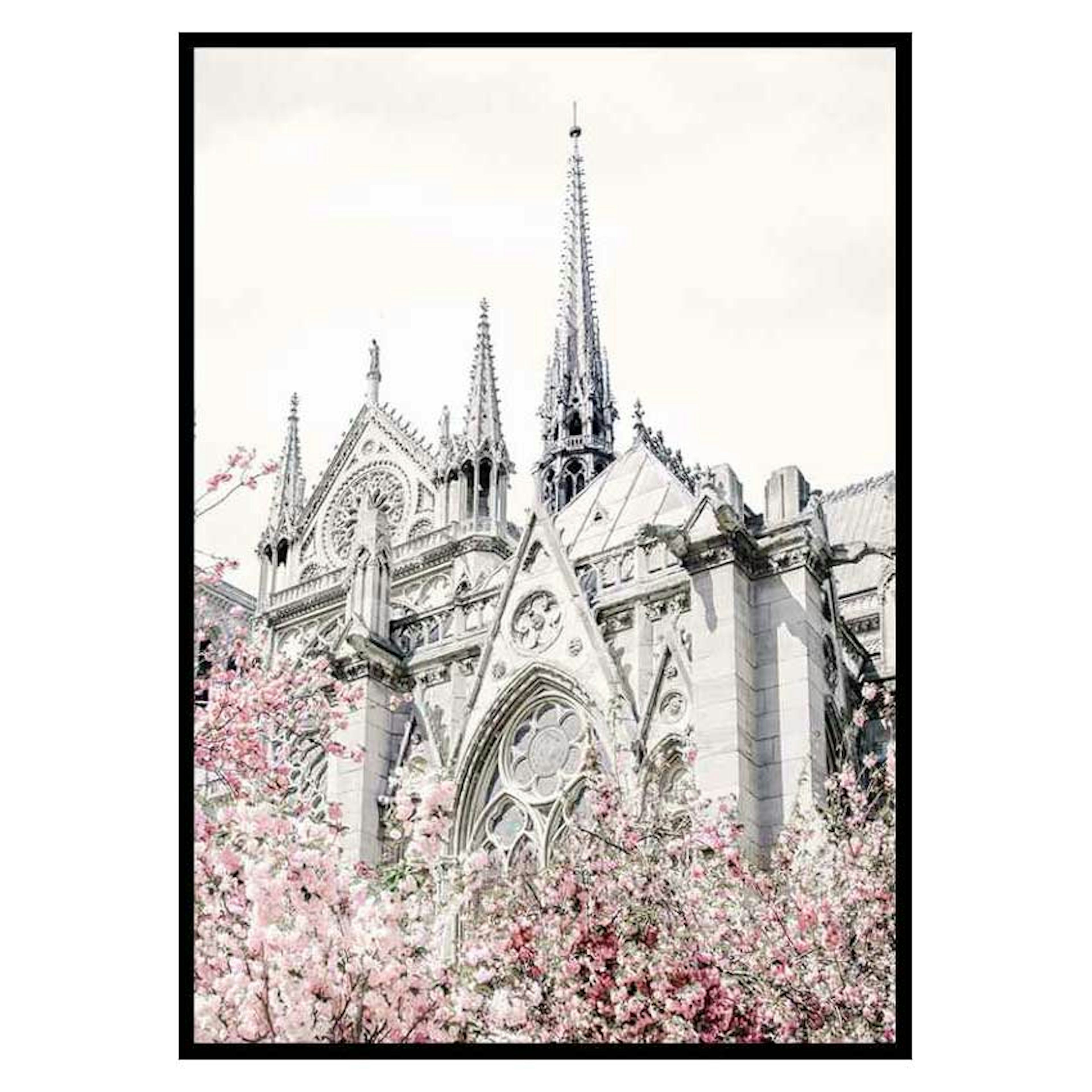 Poster Gallerix Church And Flowers