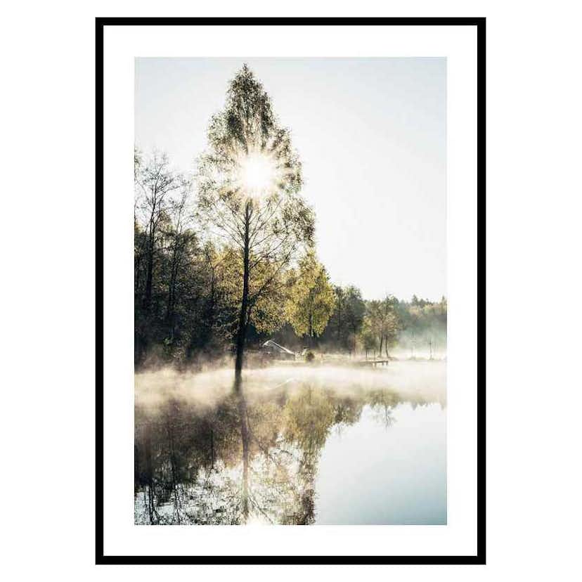 Poster Gallerix Lake At Sunrise