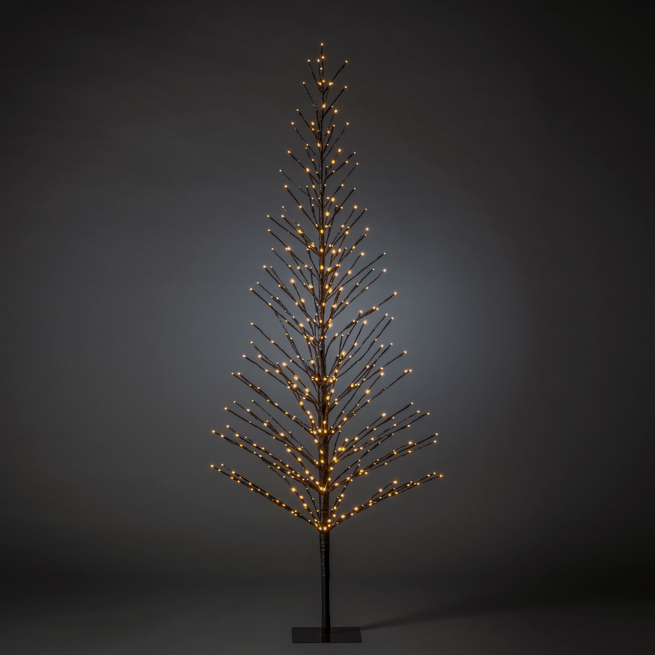 Ljusträd Gnosjö Konstsmide H2100 Svart LED Dekorationsgran