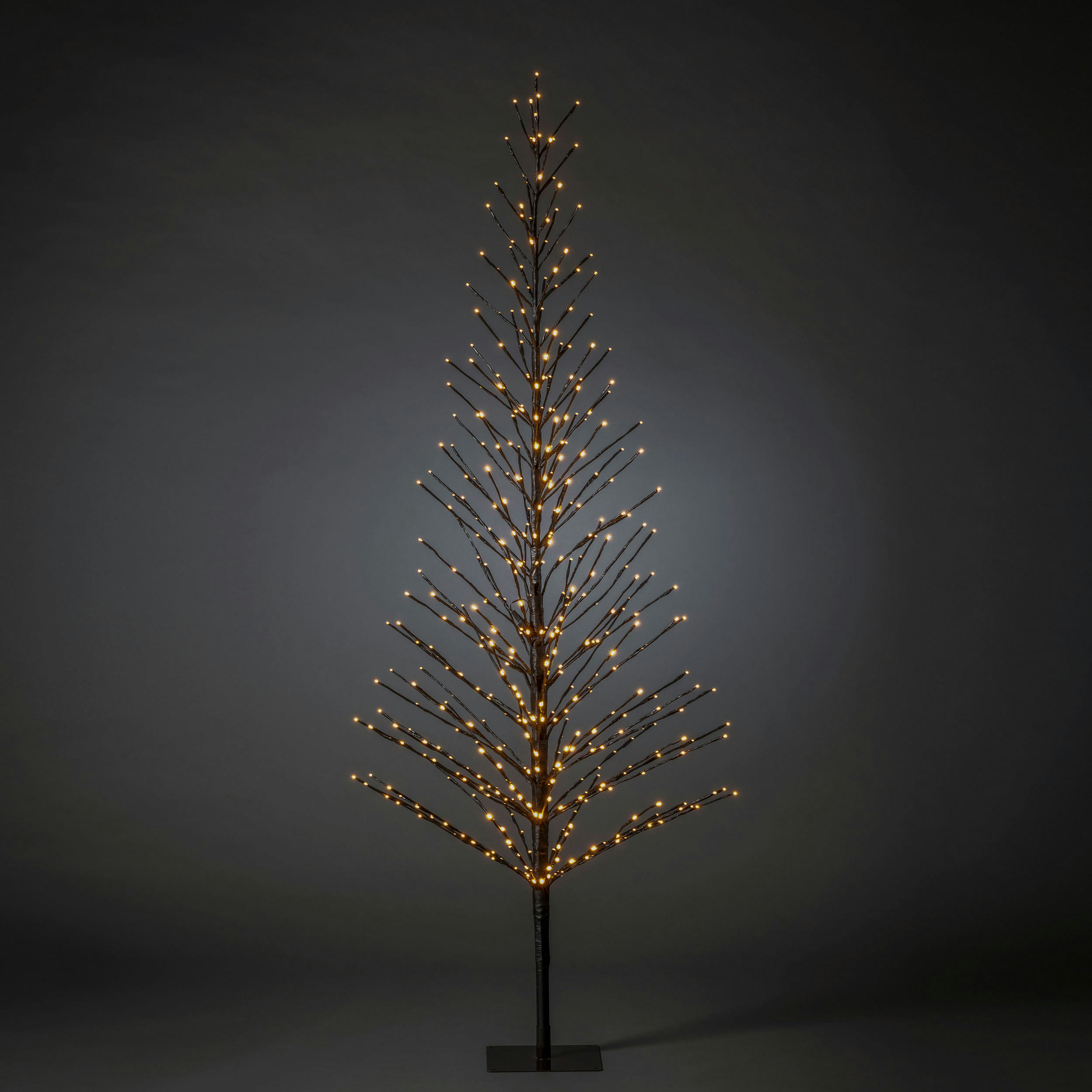 Ljusträd Gnosjö Konstsmide H2100 Svart LED Dekorationsgran