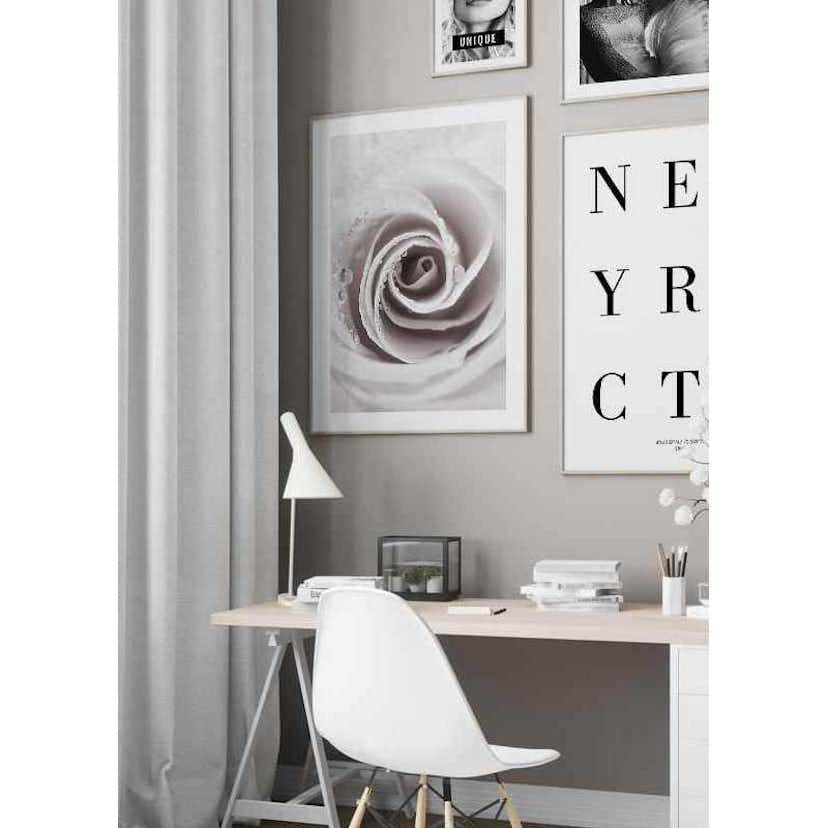 Poster Gallerix Bright Pink Rose No1