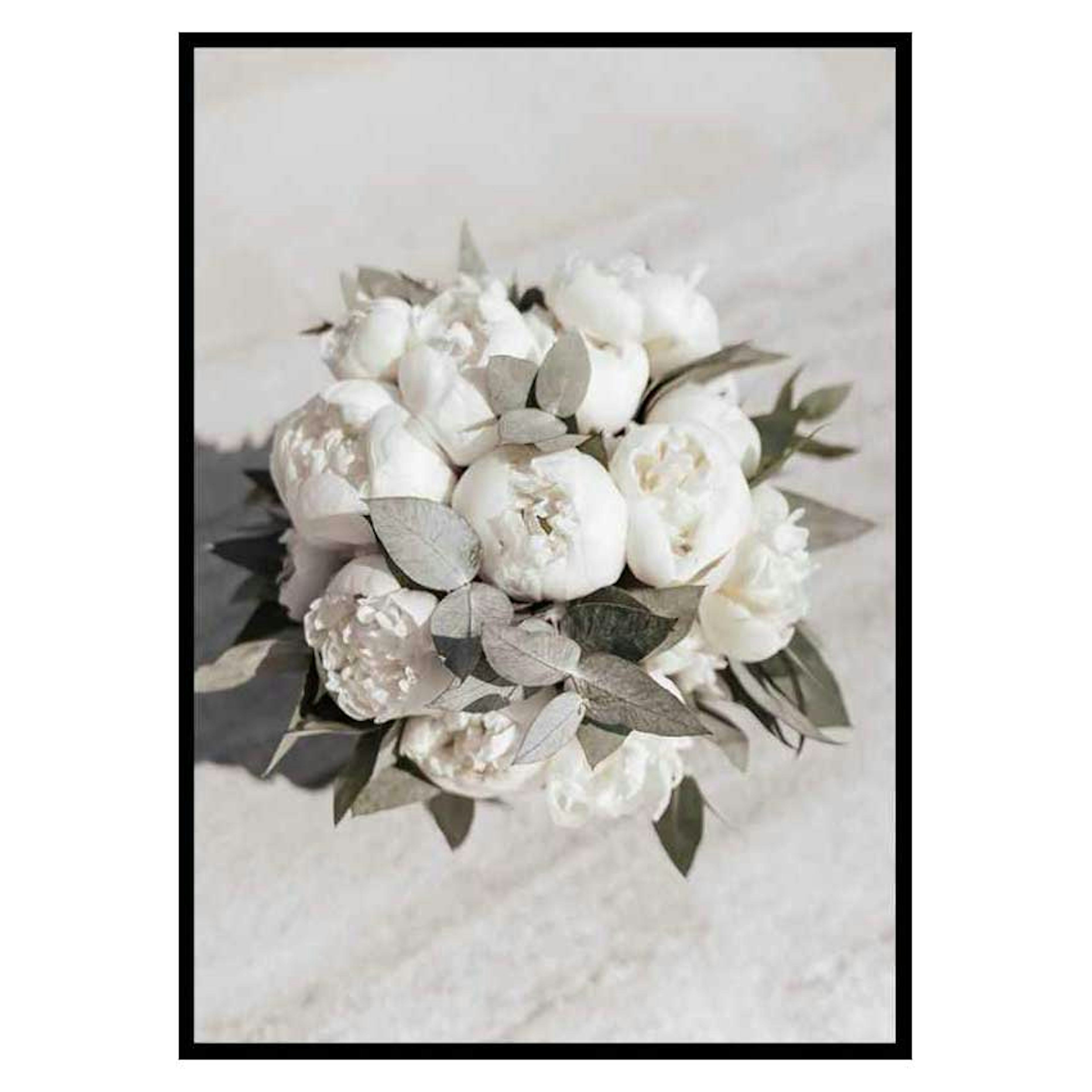 Poster Gallerix White Peonies