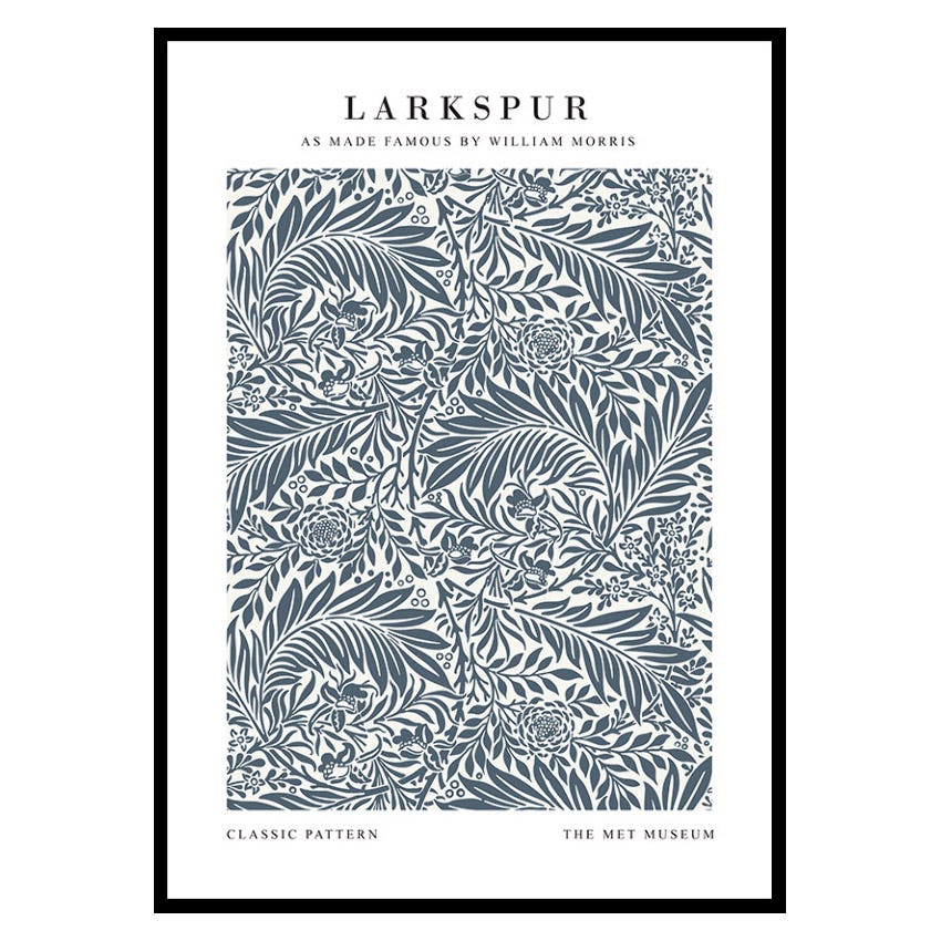 Poster Gallerix William Morris Larkspur