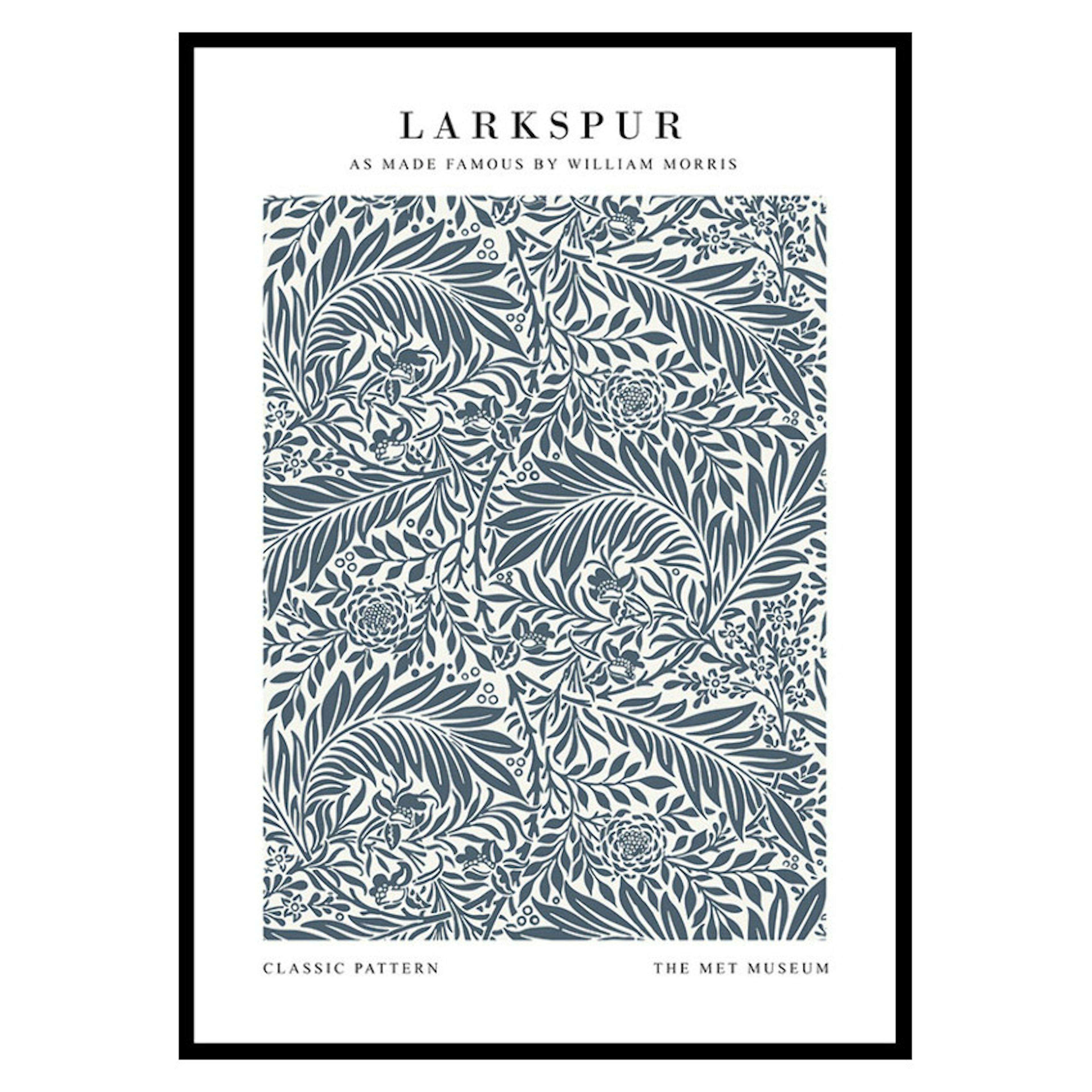 Poster Gallerix William Morris Larkspur