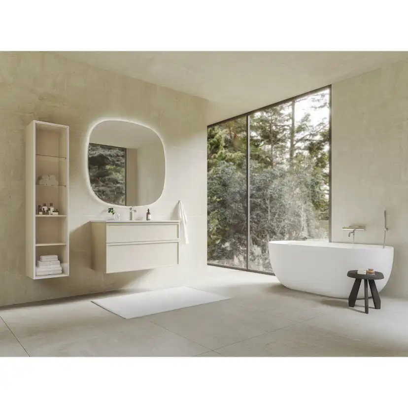 Tvättställsskåp Svedbergs Poem Ram 450 med 2 Lådor