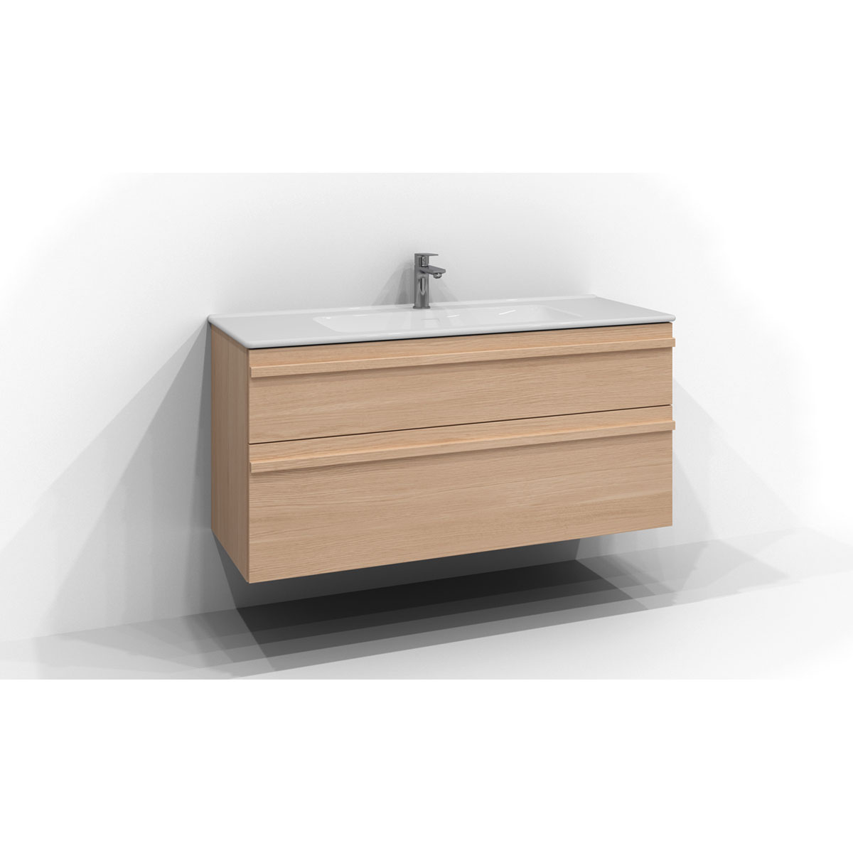 Tvättställsskåp Svedbergs Poem List Dubbel med 2 Lådor