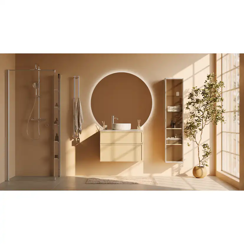 Tvättställsskåp Svedbergs Poem Ram 450 med 2 Lådor