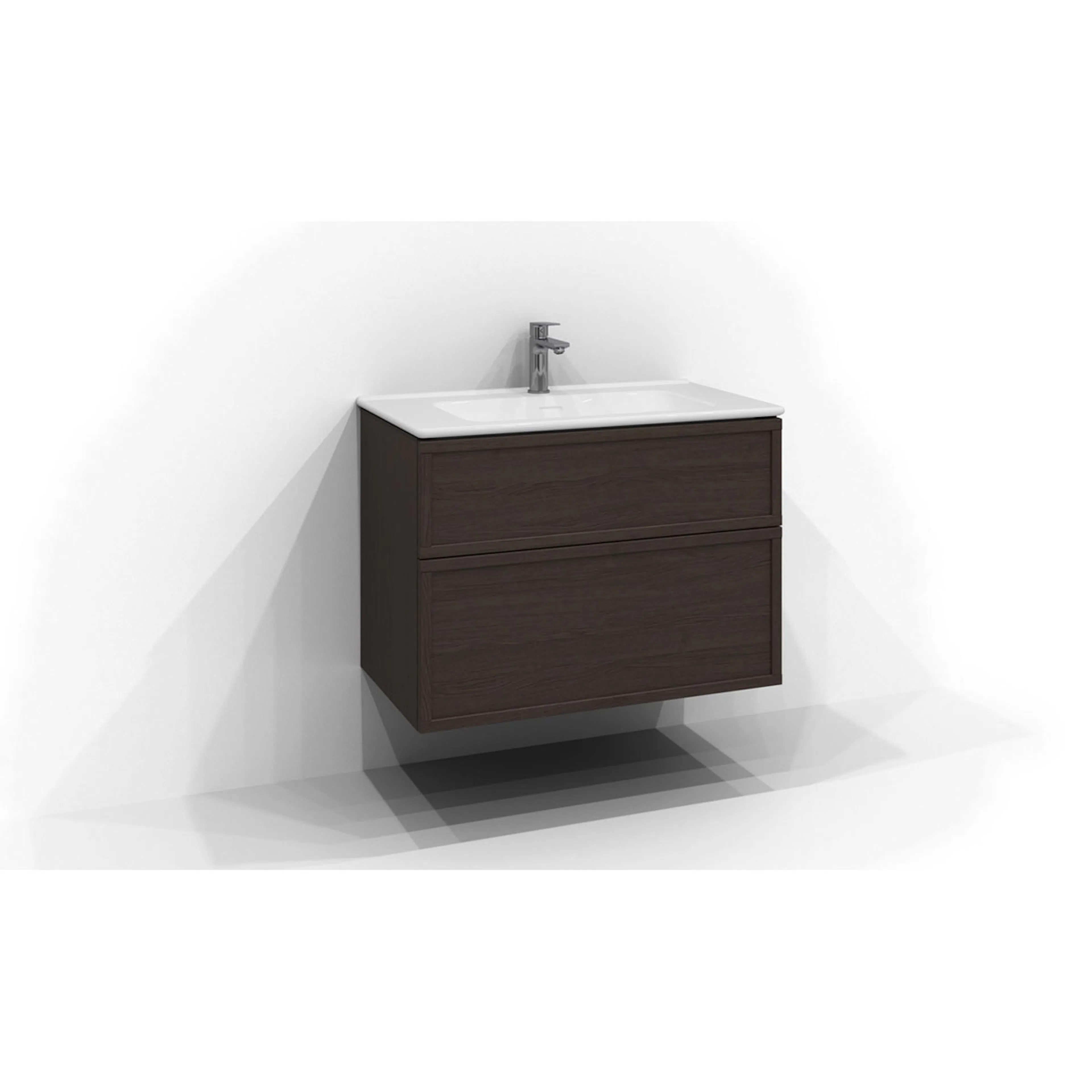 Tvättställsskåp Svedbergs Poem Ram 450 med 2 Lådor