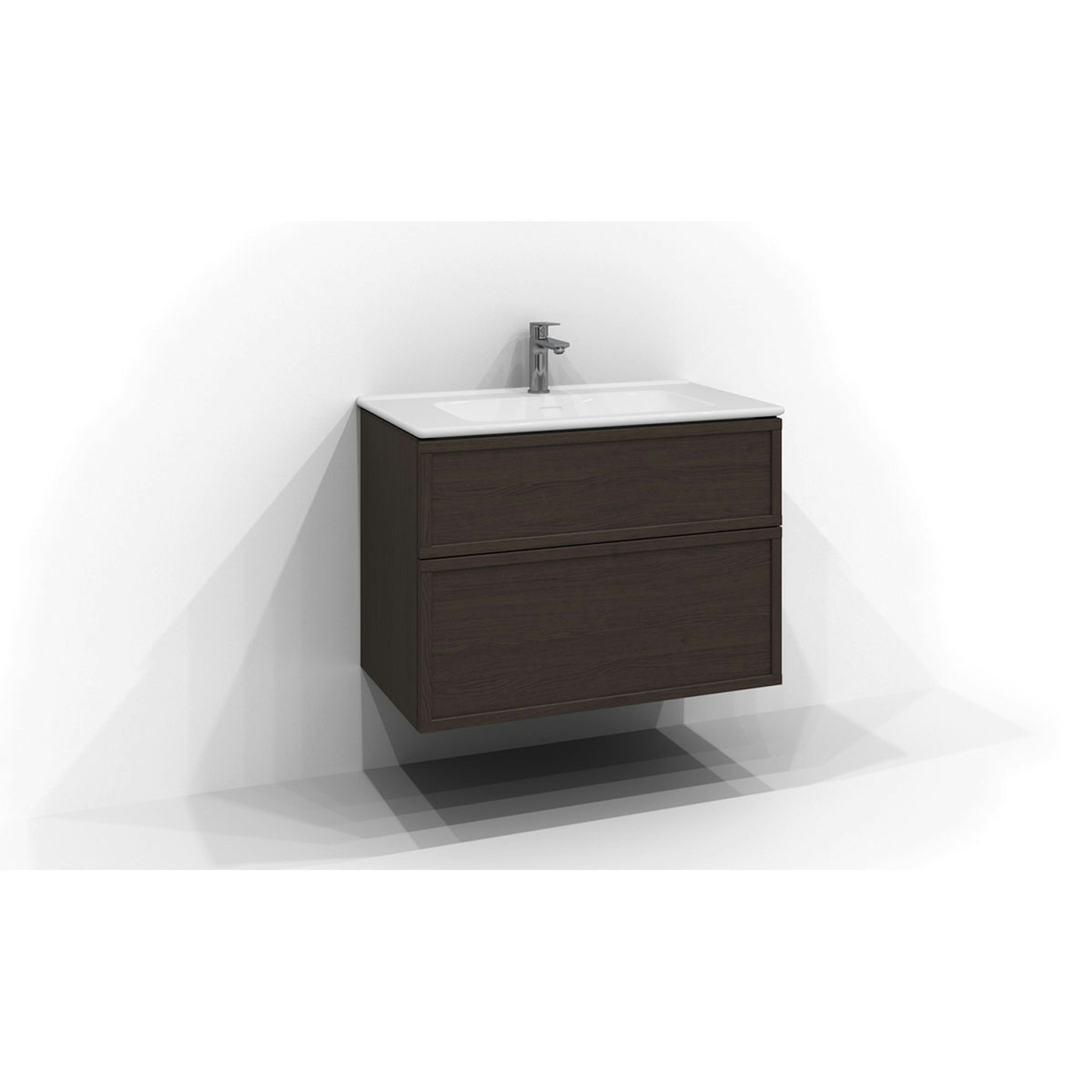 Tvättställsskåp Svedbergs Poem Ram 450 med 2 Lådor