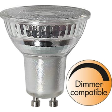 LED-lampa Star Trading GU10 MR16 Spotlight Glas Dimbar 3,6W 4000K