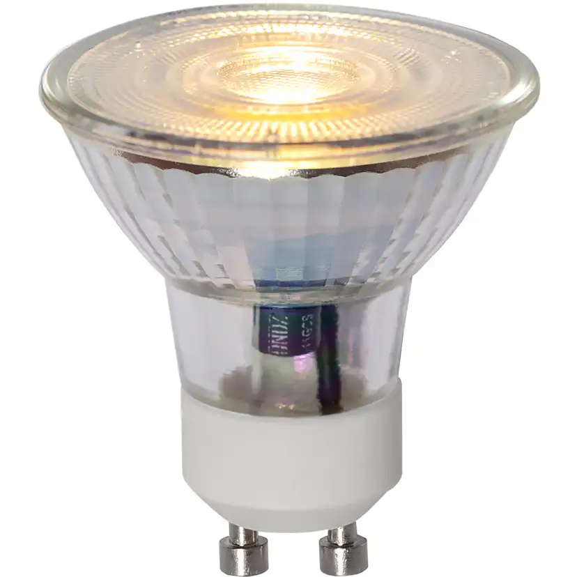 LED-lampa Star Trading GU10 MR16 Spotlight Glas 3-step