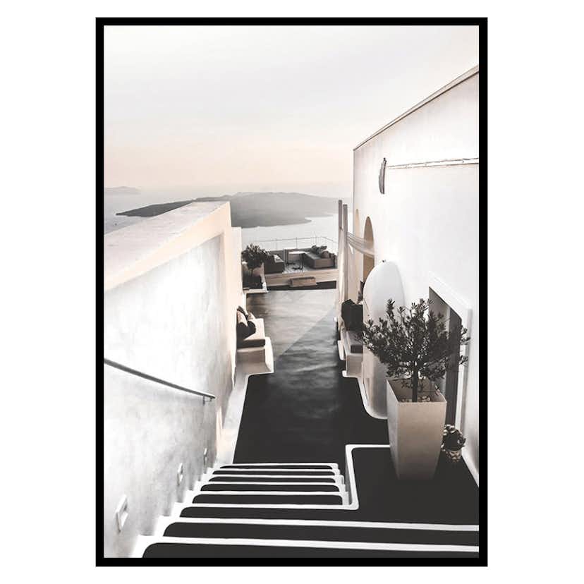 Poster Gallerix Santorini Staircase